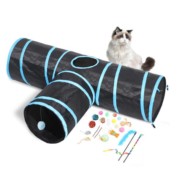 New Cat Tunnel Foldable Pet Climbing Path Cat Toys - Image 4