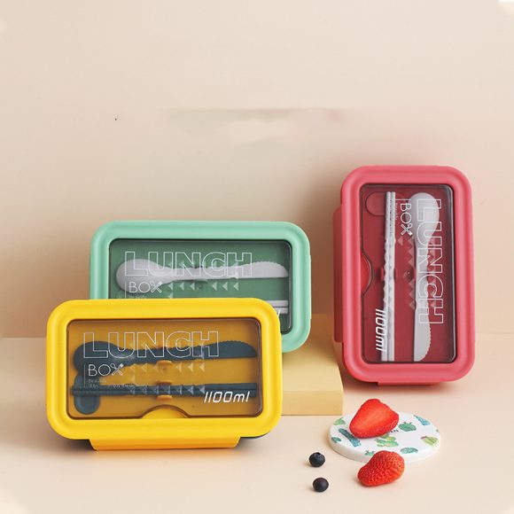 Heated Partitioned Bento Box Student Japanese Lunch Box - Image 2