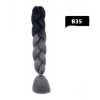 Color Big Braid African Chemical Fiber High Temperature Silk Wig Gradient - Image 3