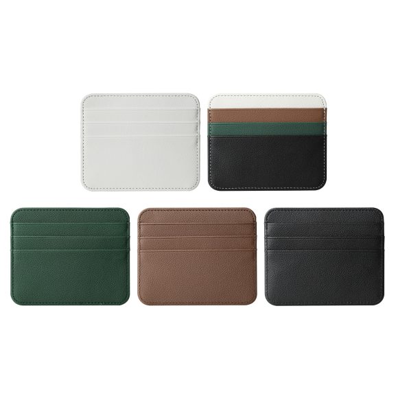 Ultra-thin Double-sided Large Capacity Leather Card Bag - Image 4