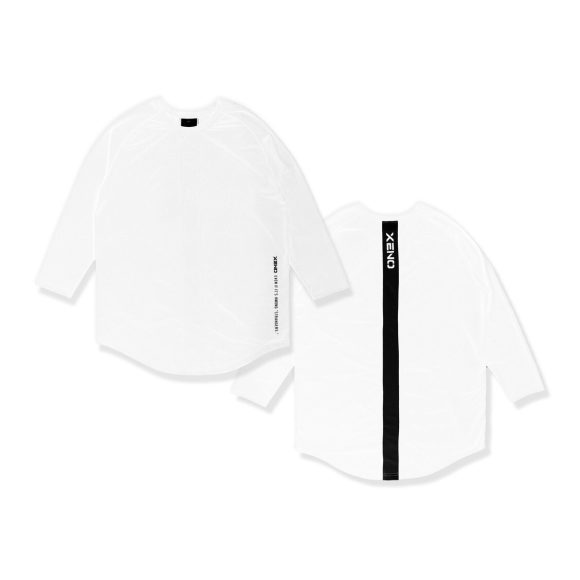 Back Vertical Letter Sports T-shirt Fitness Long Sleeve - Image 6