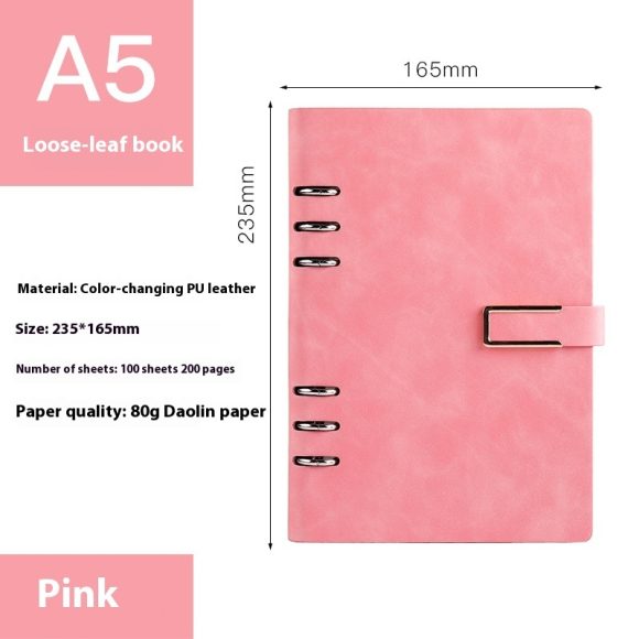 A5 Notebook Loose-leaf Removable Notepad Business Office Meeting - Image 6