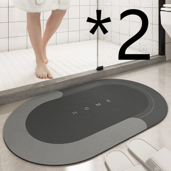 Cushion Bathroom Sliding Door Floor Foot Mat - Image 8
