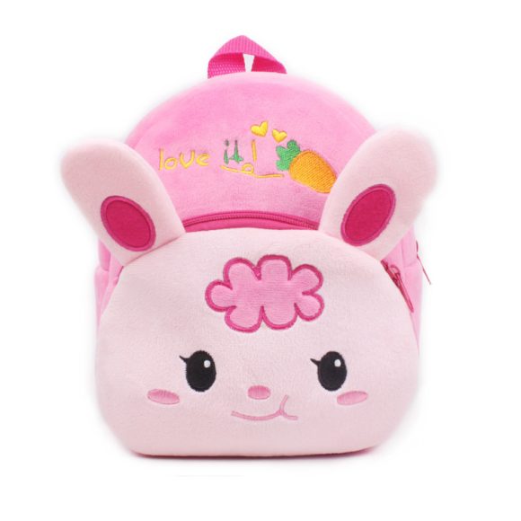 Lovable 1-2 year old boys and girls small books to prevent loss of cartoon Plush bag baby traction rope one piece - Image 3