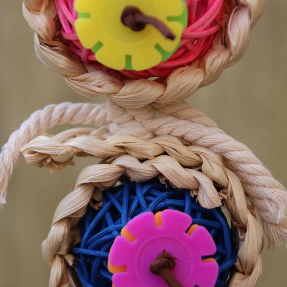 Parrot Supplies Pet Bird Toy Bite Toy Ran Vine Bal Twist String - Image 5