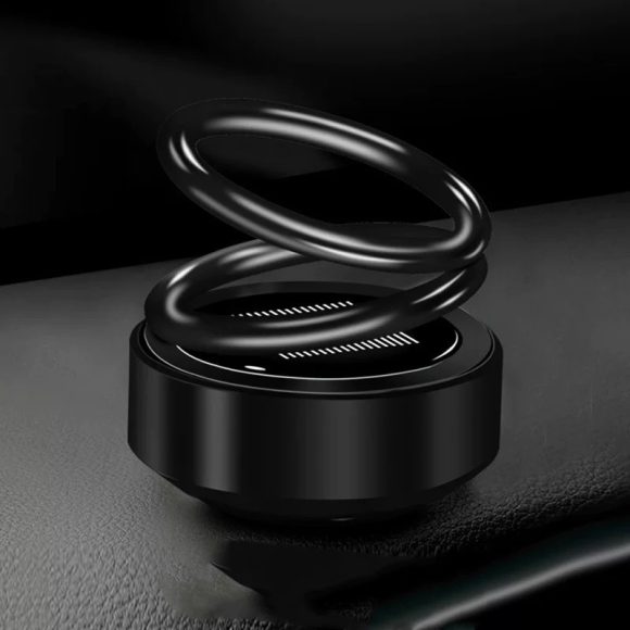 Solar Auto Rotation Car Air Freshener Perfume Seat - Image 4