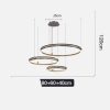 Chandelier Living Room Brushed Aluminum Bedroom Study - Image 2