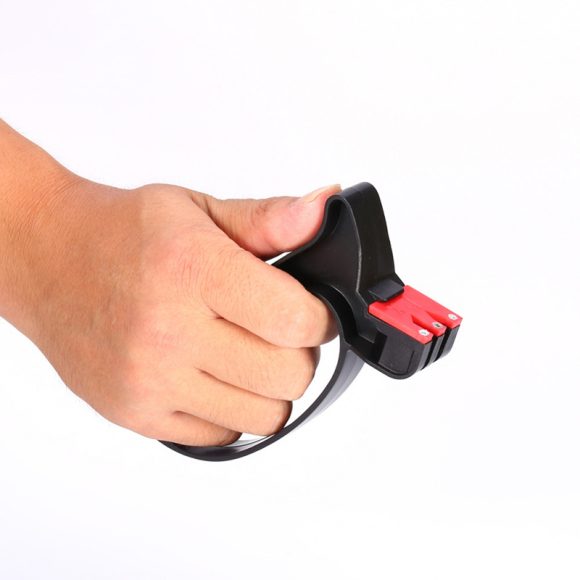 Knife Sharpener Handheld Scissor Blade Sharpening Convenient Kitchen Tools Grindstone 2 In 1 Kitchen Gadgets - Image 2