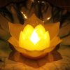 Electronic Plastic Big Lotus With Battery Lamp - Image 6