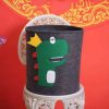Cartoon Felt Storage Basket Toy Storage Bucket Portable Laundry Storage Basket - Image 6