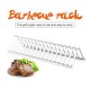 Stainless Steel Barbecue Grill Holder Smoking Rib Racks Grilling BBQ Accessories Outdoor Roasting Stand Picnic Utensil - Image 5