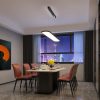 Modern Simple Creative Strip Bar Led Office Lighting Restaurant Chandelier