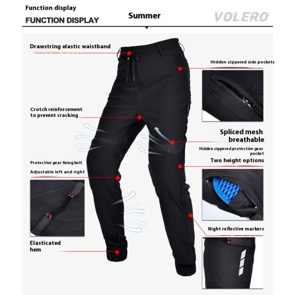 VOLERO Motorcycle Drop-resistant Cycling Pants - Image 2