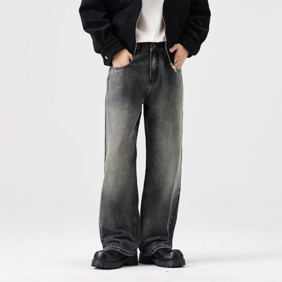 American Wide Leg Jeans For Men - Image 4