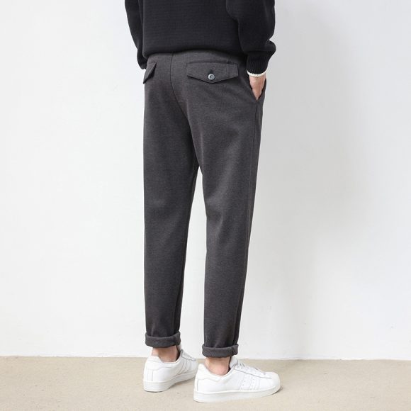 Men's Business Woolen Straight Casual Pants - Image 6