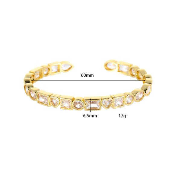 Retro Color Zirconium Ladies' Bracelet - Image 7