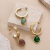French Minority Design Titanium Steel Earrings - Image 8