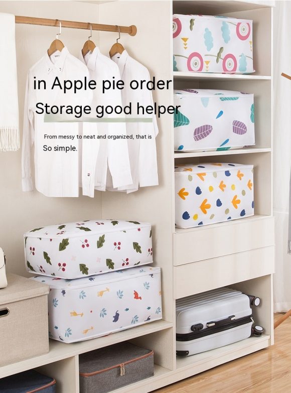 Home Clothes Organizer Dust-proof Seasonal Quilt Buggy Bag - Image 6