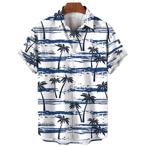 Men Shirts Tea Summer Shirt Top 5xl V-neck Vintage Clot - Image 8