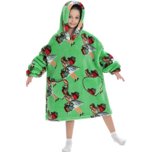 Oversized Thermal Sweatshirt Lazy Sweatshirt Kids - Image 7