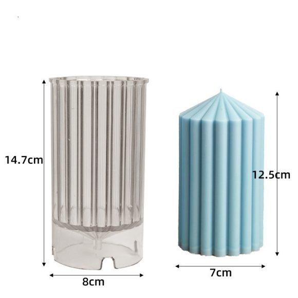 Coarse Rack Scented Candle Mold Geometric Shape Spire Candle Mold - Image 7