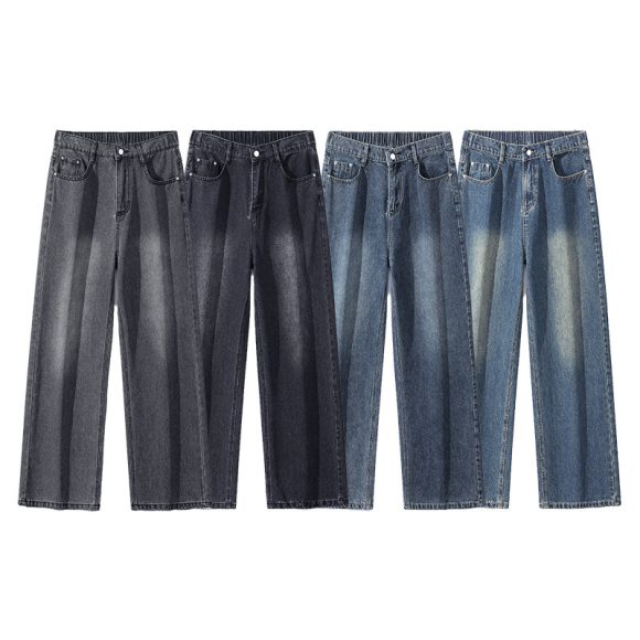 Trend Half Elastic Waist Jeans For Men - Image 5