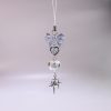 Beads Blue Clear Heart Ornaments - Image 2