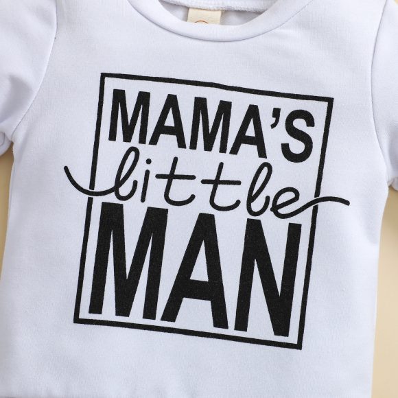 Brown Coat Newborn Baby Girl Alphabet Top - Image 4