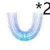 360 Degrees Intelligent Automatic Electric  Toothbrush Waterproof U Type Tooth Brush Whitening Blue Light USB Charging - Image 6