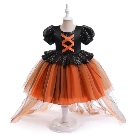 Halloween Girls' Witch Performance Costume Party Dress - Image 2