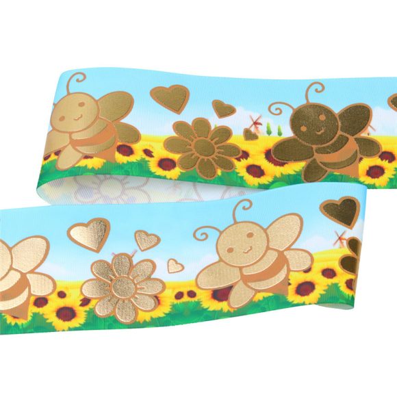 Bronzing Printed Rib Ribbon Clothing Accessories - Image 4