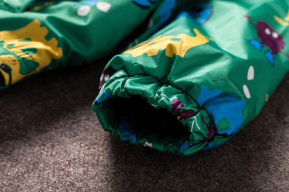 Boy's Cute Dinosaur Windproof And Rainproof Jacket Children's Hooded Jacket - Image 6