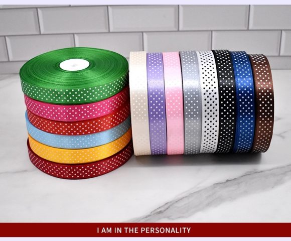 Handmade Bow Polka Dot Ribbon - Image 6
