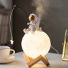 Astronaut Figurines Home Decoration Resin Space Man Miniature Night Light Humidifier Cold Fog Machine Accessories - Image 3