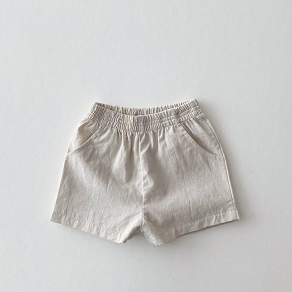 Ins Baby Loose Thin Cotton And Linen Shorts Childish Style - Image 5