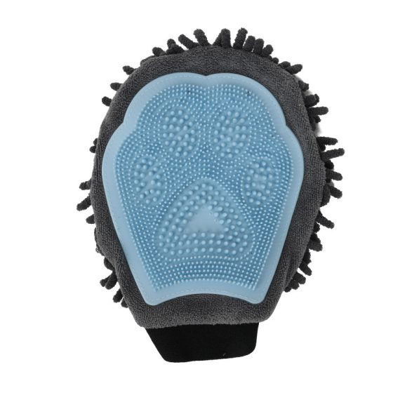 Pet Bathing Brush 2-in-1 Grooming Glove Elegant Dog Grooming Tool For Brushing, Massaging, And Drying Pet Grooming Kit For Dog Cat 2-Sided Bathing Brush Cleaning Massage Glove - Image 5