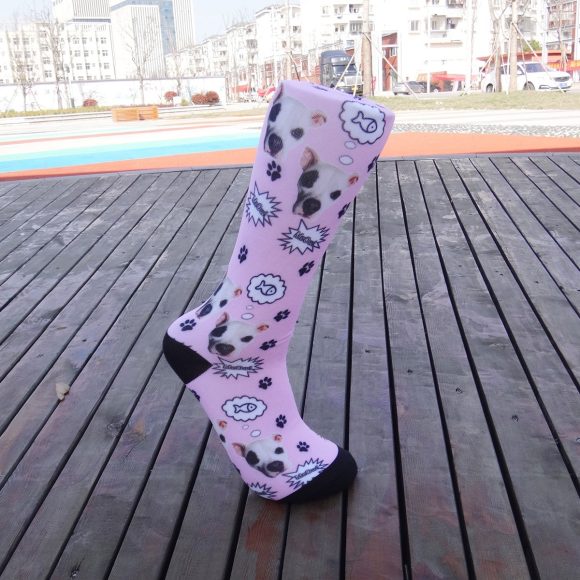 Cartoon Pet Head Face Socks - Image 6