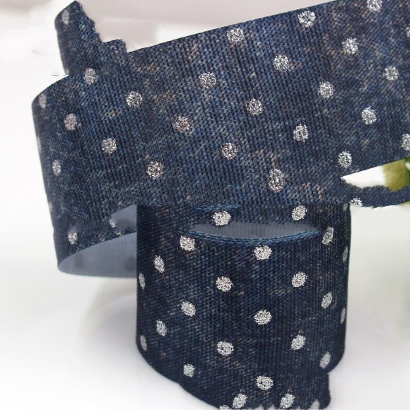 25mm Plaid Laser Silver Thermal Transfer Thread Ribbon - Image 5