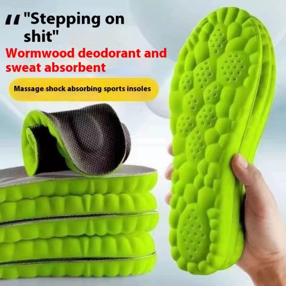 Insole Sports Shock Absorption Arch Support High Elastic Running Military Training - Image 4