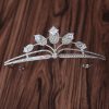 Simple Rhinestone Silver Headband Crown - Image 8
