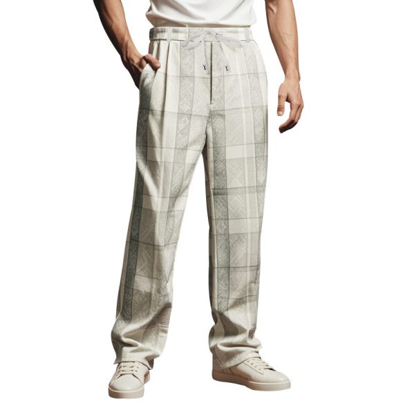Thin Men's Loose Casual Minimalism Wide Leg Pants - Image 9