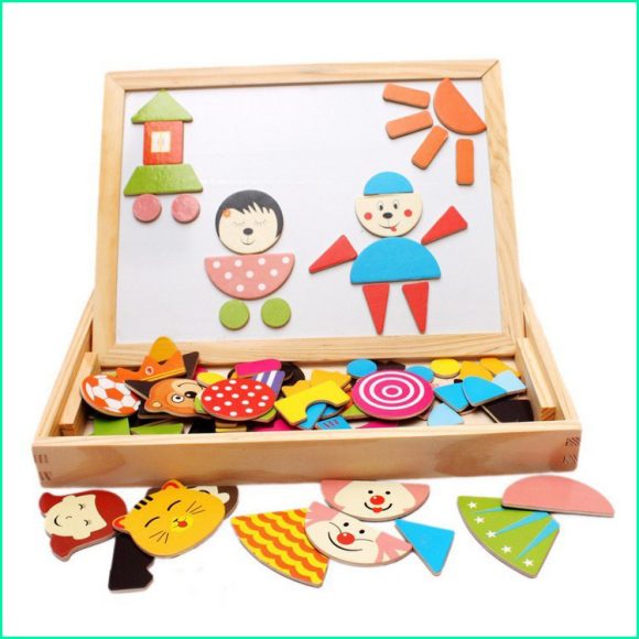 Farm Mania Animal Joypin Double-sided Drawing Board Three-dimensional Magnetic Puzzle - Image 5