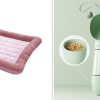 Pet Cooling Pad Bed For Dogs Cats Puppy Kitten Cool Mat Pet Blanket Ice Silk Material Soft For Summer Sleeping  Blue Breathable - Image 7