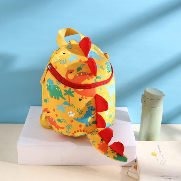 Children's Anti-lost Cartoon Dinosaur School Bag Kindergarten Backpack - Image 3