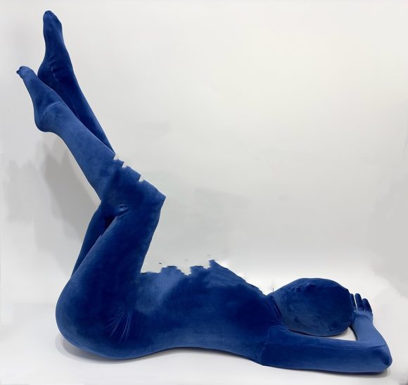 Blue Tight Stretch Short Plush Tights - Image 4