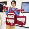 Four-piece Ins Schoolbag For Junior And Senior High Schools - Image 9
