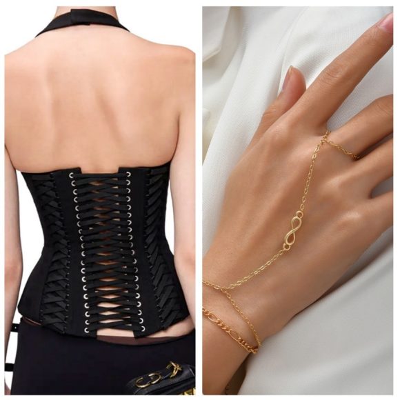 Lace-up Hot Girl Halterneck Vest Deep Sexy Short Top - Image 9