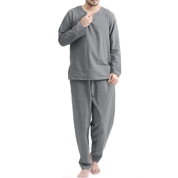 Casual Pajamas Two-piece Thin Breathable And Loose - Image 2