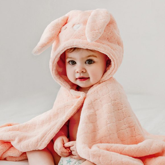 Coral Fleece Bath Towel Lion Koala Bath Towel - Image 5