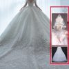 Off Shoulder French Main Wedding Dress - Image 2